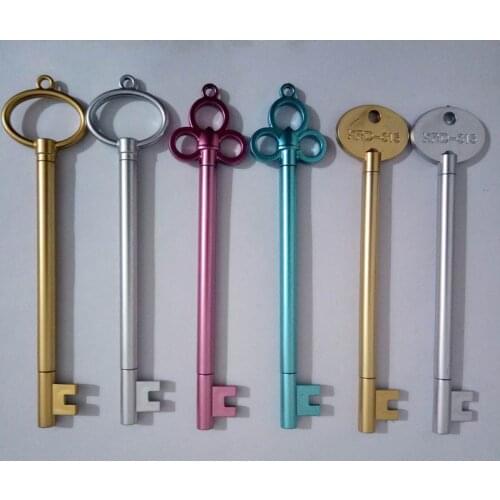 600 pcs/Lot Cartoon key gel pens Novelty ballpoint pens 0.4mm roller ball Black ink stationery Office School supplies