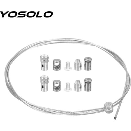 YOSOLO Motorcycle Emergency Throttle Cable Universal Repair Kit Steel Wire Moto Accessories