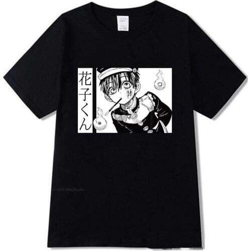 Anime Toilet Bound Hanako Kun T-Shirt Mens Short Sleeve Cartoon Streetswear Tee Shirt Mens Harajuku Clothing