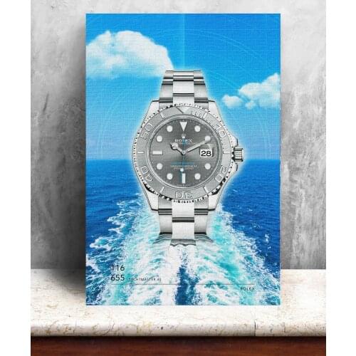 1panel Canvas Pictures Men Home Decoration Fashion Brand Watch Paintings Poster HD Prints Wall Art Modular Living Room Framed