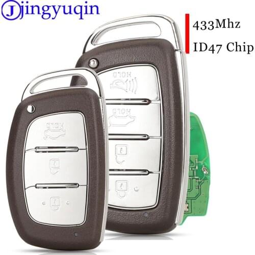 Jingyuqin 3 Buttons Smart Remote Car Key Fob 433 MHz 95440-D3000/D3010/D3500 ID47 Chip For Hyundai Tucson 2016