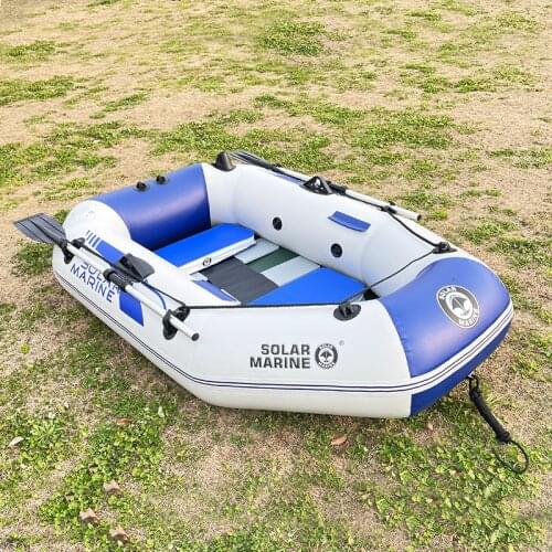 2 Person 200cm Inflatable Kayak Fishing Boat Canoe With Wooden Floor and All Accessories Dinghy Raft For Outdoor Water Sport