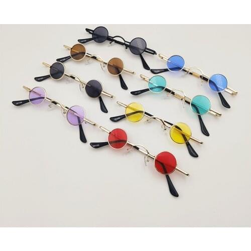 2021 New Fashion Round Women Sunglasses Men Trendy Metal Frame Unisex Sun Glasses Classic Brand Design Eyeglasses UV400