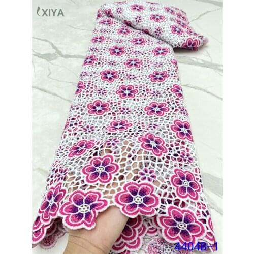 New Arrival African Guipure Cord Lace Fabric High Quality Water Soluble Lace Nigreian Guipure Laces Fabrics for Sewing APW4404B