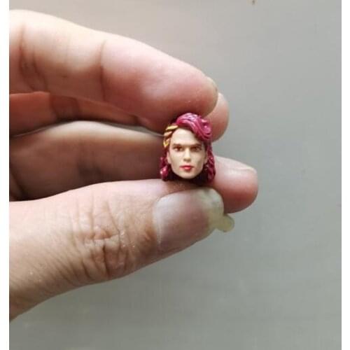 Painted 1/18 Scale Captain Girl Friend Peggy Carter Head Sculpt Fit 3.75" Figure