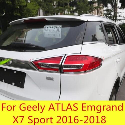 Lamp frame front and rear headlight cover rear taillight frame headlight frame For Geely ATLAS Emgrand X7 Sport 2016-2018