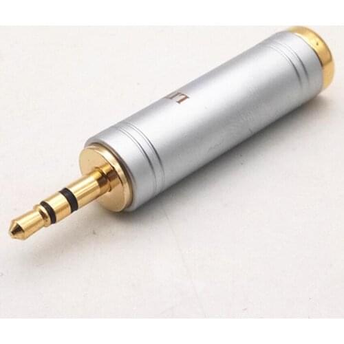 6.35 mm 1/4" Jack Socket to 3.5 mm Plug Stereo Headphone Adapter