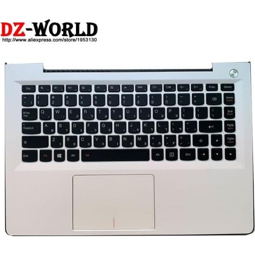 Palmrest Upper Case With Hebrew Israel Backlit Keyboard Touchpad for Lenovo U31-70 Ideapad 500S-13ISK Laptop C Cover