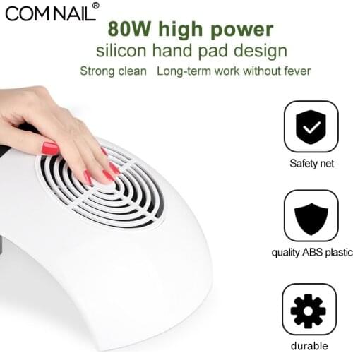 80W Nail Dust Collevtor Nail Vacuum Collector Cleaner for Nail Art Manicure Machine Salon Tools