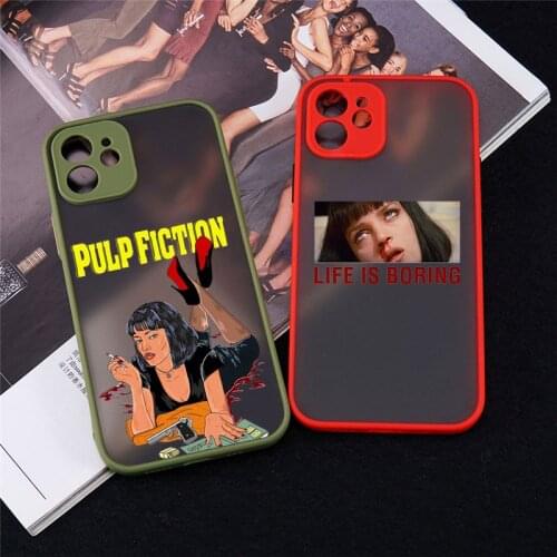 Greatest Movie Ever Made Pulp Fiction Phone Case Cover for Iphone 12 11 Pro Max X XR XS 8 7 6 6S Plus SE2020 Soft Bumper Coque
