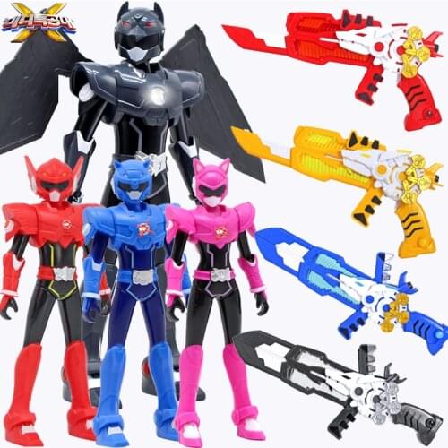 MINI FORCE X Force X Selector MAX SAMMY Sound and Light Joints Movable Deformation Weapon Set Model