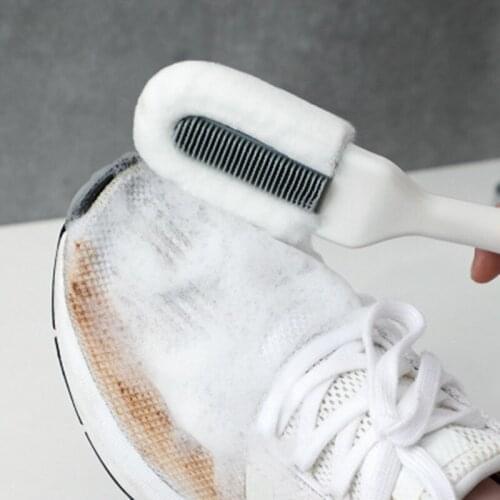 Hanging soft wool shoe brush without damaging shoes household cleaning long handle shoe washing brush creative multifunctional s