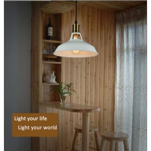 New Modern Black /White Cover Pendant Lights E27 Lamp Holder For Living Room Dining room Handing Lamp Hanging Ceiling luminaire