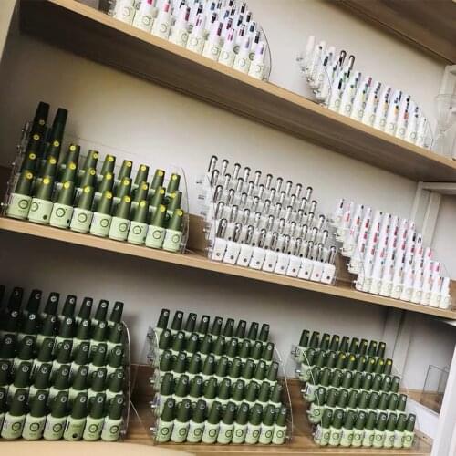 2/3/4/5/6/7 Layer Nail Polish Display Rack Transparent Cosmetic Varnish Display Rack Essential Oil Bottle Storage Box Storage