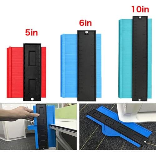 Wonderlife 5/6/10In Contour Gauge Duplicator Multifunctional Plastic Carpentry Measurement Irregular Profiler Marker Cutting