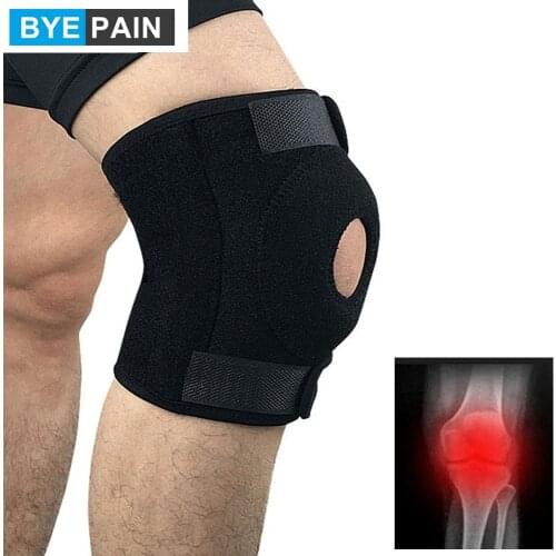1Pcs BYEPAIN Knee Brace Support Ultimate Adjustable Knee Brace / Open-Patella Stabilizer for Arthritis, ACL, Running Pain Relief