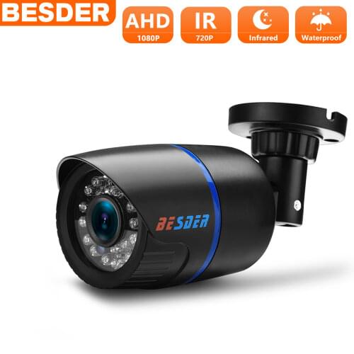BESDER AHD Analog High Definition Surveillance Infrared Camera HD 720P AHD CCTV Camera Security Outdoor Bullet AHDM Cameras