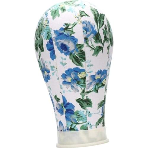 1 Piece Professional Canvas Block Mannequin Block Head For Wig Displaying, 21"/22"/23"/24", 4 Different Sizes For Your Choice