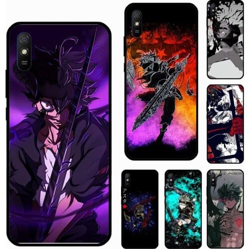 Asta Black Clover For Xiaomi Redmi Note 10 Pro 9S 8T Note8 Note9 Pro Case For Redmi 9 9A 8A 7A 9C 9T Cover
