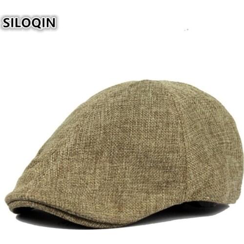 SILOQIN Elegant Womens Flat Caps Beret Ladies Summer Retro Mens Cap Ultra-thin Breathable Berets For Men Women Couple Hat New