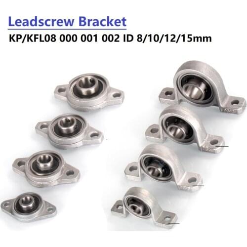 MEGA T8 LeadScrew Bracket Mounted 8 10 12 15mm Stand Horizontal Vertical KP/KFL08 000 001 002 Support For 3D Printer Bearing
