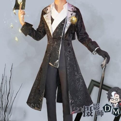 Hot Game Identity V Cos Joseph Desaulniers Role Play Costume Photographer Cosplay Party Suit Men DM New Skin Kindness