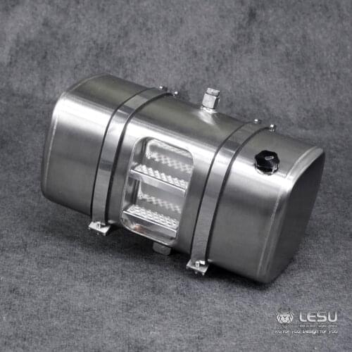 105MM Metal LESU Simulation Tank W/ Pedal for DIY Model 1/14 RC TAMIYA Tractor Truck Scania MAN Benz