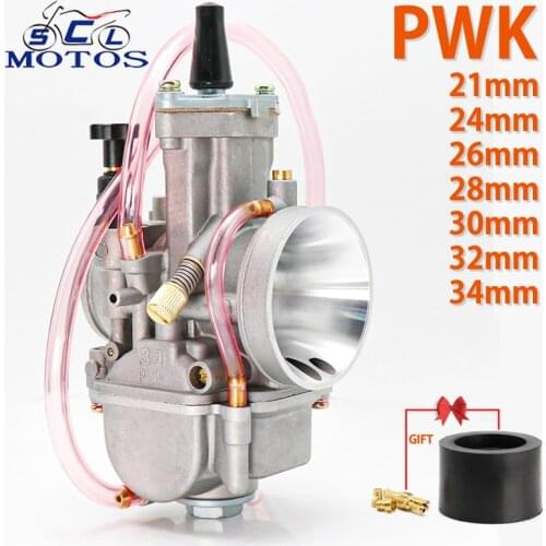 Sclmotos- KEIHIN PWK 21 24 26 28 30 32 34mm Motorcycle Carburetor Carb Racing Fit For Honda CB400 For Yamaha For Suzuki GXSR KTM