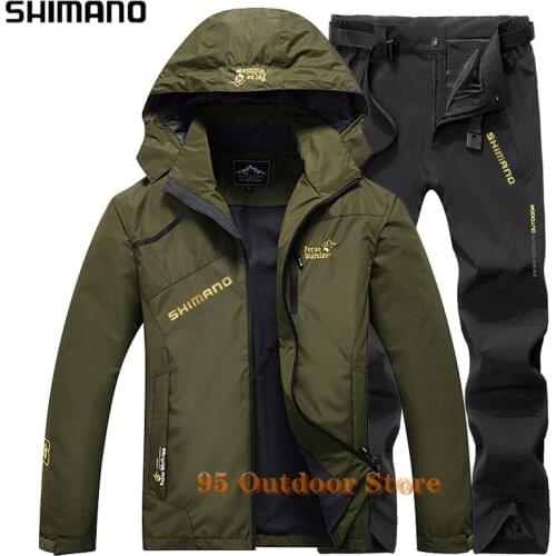 Shimano Fishing Suit Men Spring Autumn Thin Fishing Clothing Hooded Sports Hiking Fishing Jacket Outdoor Clothes Fishing Wear