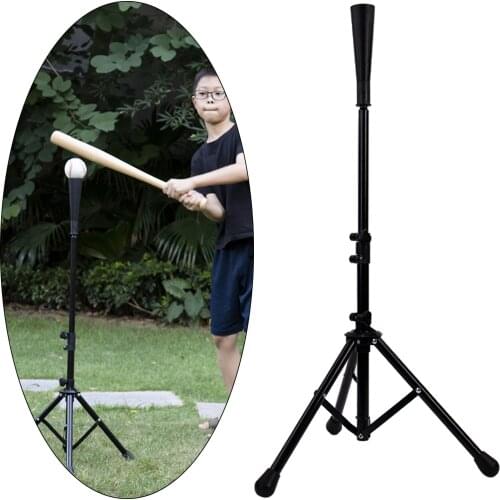 Outdoor Baseball Tee Batting Tripod T Stand Training Mount Adjustable Hitting Tee Softball Practice Ball Accessories Plastic