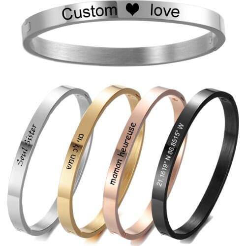 VOCHENG WRAP Name Bracelets