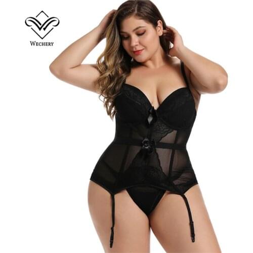 Wechery Women Sexy Lingerie Corset Gothic Mesh Overbust Corselet Purple Blue Gothic Bustiers Korset Steampunk Corsage Plus Size