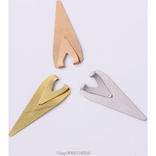 10Pcs Mini Metal Bookmark Paper Clips Page Holder For Book Stationery School New N26 20 Dropship