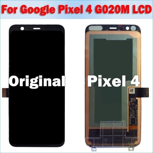 100% Tested 5.7" Original For Google Pixel 4 LCD Display Touch Screen Digitizer Assembly Replacement For Google G020M G020I LCD