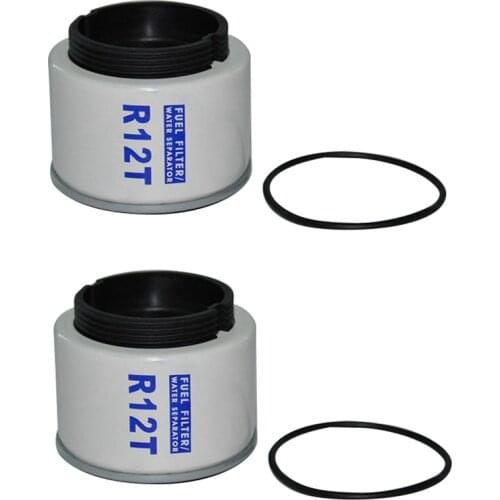 2Pcs for R12 R12S R12T Racor 140R 120At S3240 Npt Zg1 / 4-19 SFC-8801-10 Fuel Water Separator Filter
