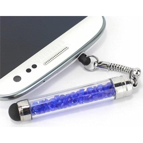 5pcs Universal Luxury Crystal Capacitive Mini Stylus Drawing Tablet Pen Colorful For Mobile Phone Tablet IPhone IPad Touch Pen