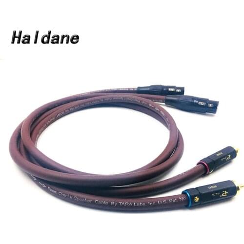 Haldane Pair HIFI BR-109 RCA to XLR Female Balacned Interconnect Cable XLR Balacned to RCA Audio Cable with Prism OMNI 2 Wire