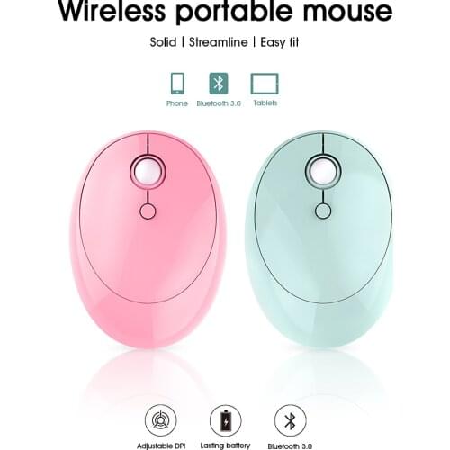 Jelly Comb Candy Color Bluetooth Wireless Mouse Portable Bluetooth Mouse for Macbook Laptop Tablet 1600Dpi Ergonomic Mouse