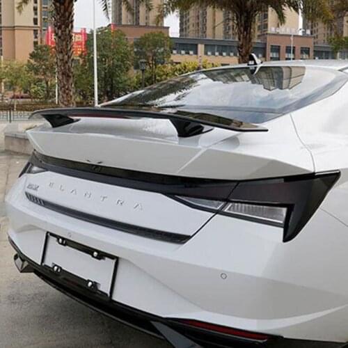 CEYUSOT For Universal Spoiler Accessories NEW Hyundai Sonata Elantra ABS Material Car Trunk Black Rear Lip Tail WING Decoration