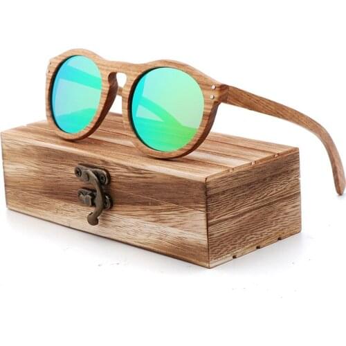 Fashion Retro New Hand-Made Natural Zebra Wood Sunglasses Women Men Polarizing Sun Glasses Oculos De Sol Femininol