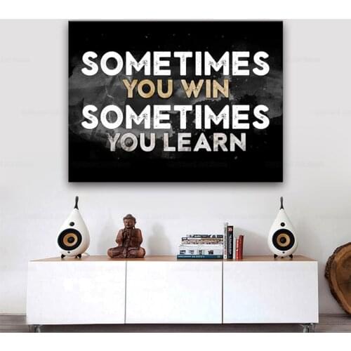 Hd Prints Picture Wall Artwork Letter Lot Black New Style Modular Painting Poster Cool Canvas Living Room Home Decoration Framed