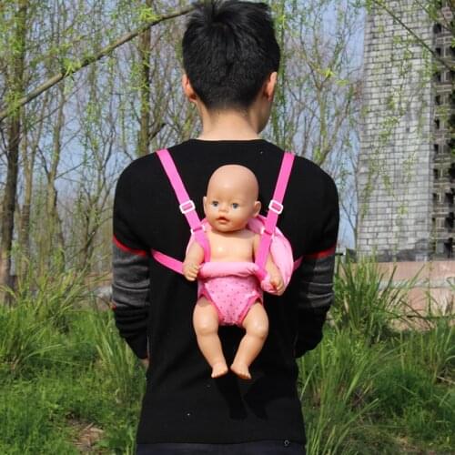 Outdoor Shoulder Bags Fit For 43cm Dolls Baby 17 Inch Reborn Bobies Accessories