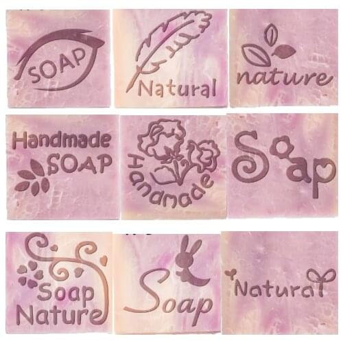 Natural handmade soap standard Mini soap diy stamp seal chapter