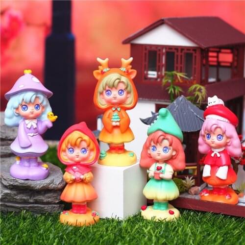 Creative Fantasy Blind Box Surprise anime doll Gift Girls heart Desktop Decoration amazing mystery box desktop decor accessories