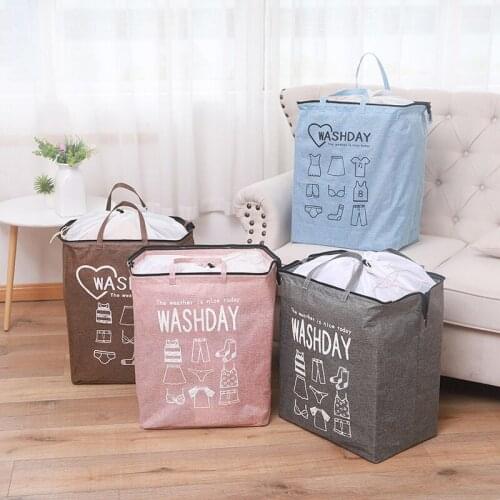 New upgraded zipper storage bag Clothes Quilt Storage Bag Blanket Closet Sweater Organizer Sorting Container Travel Home