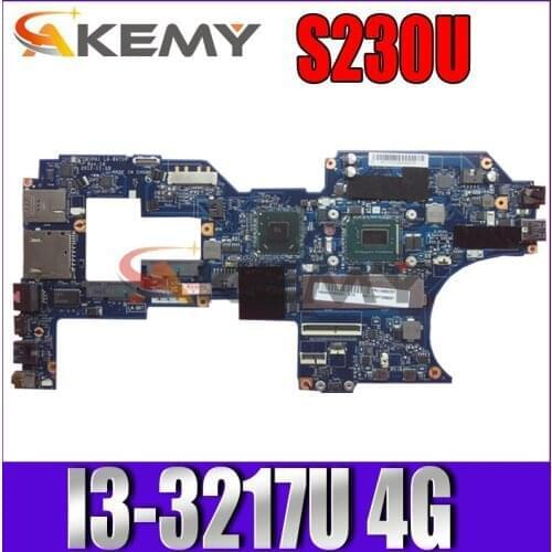 QIPA1 LA-8671P 04X0722 Main board for Lenovo Thinkpad S230U Twist 12.5 inch Laptop Motherboard SR0N9 I3-3217U 4G GMA HD 4000