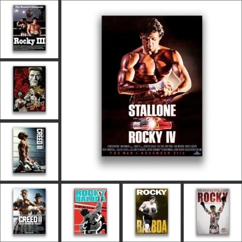 Rocky Classic Movie Canvas Paintings Nordic Modern Art Posters and Prints Wall Art Pictures for Living Room Home Decoration