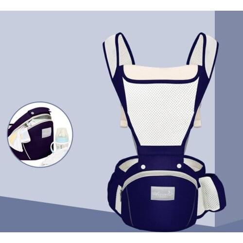 New Ergonomic Baby Carrier Infant Kid Baby Hipseat Sling Front Facing Kangaroo Baby Wrap Carrier for Baby Travel 0-36 Months