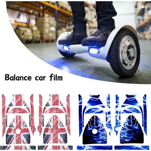 Electric Scooter Sticker 6.5 Inch Two Wheel Self Balancing Board Stickers Fashion Anti-dust Hover Board Skateboard Sticker Film