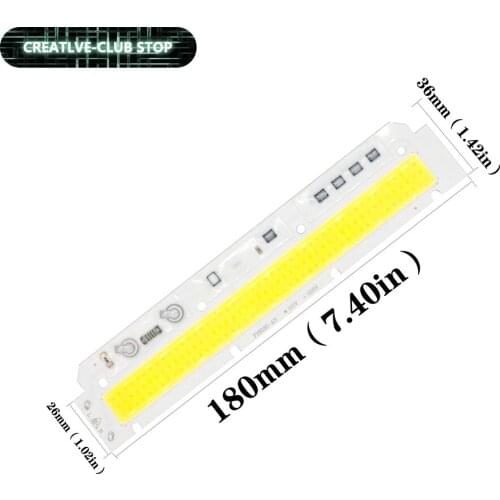 LED Chip AC220V 50W long Strip light High Power LED Lamp LED COB Light Bulb Strip Chip On Board Lighting Source Warm Cold White